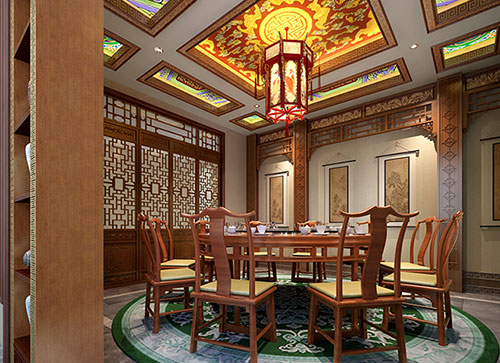 西藏中式古典风格家居装修设计效果图