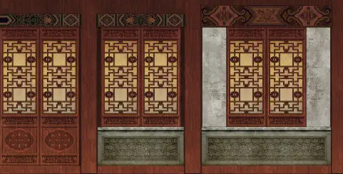 西藏隔扇槛窗的基本构造和饰件