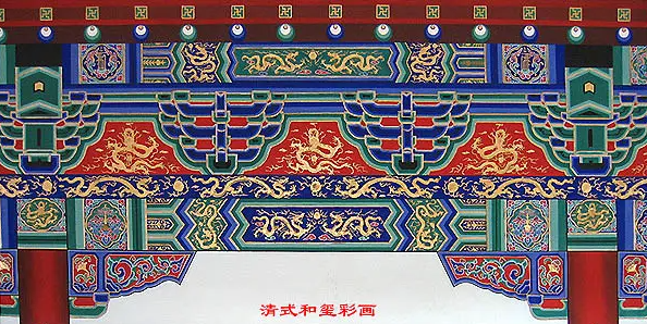 西藏中国建筑彩画装饰图案
